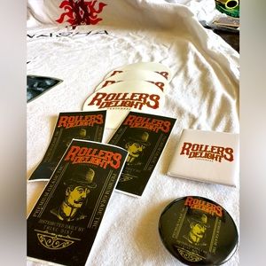 Rollers delight, ember valley, original stickers